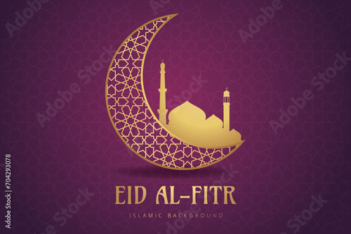 Ramadhan background, Eid al-Fitr background, Islamic new year background greeting card