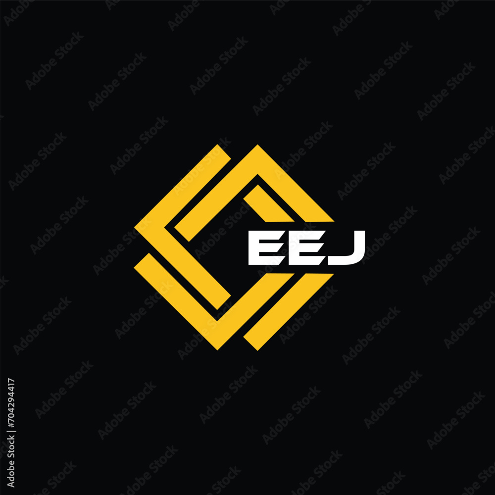 EEJ letter design for logo and icon.EEJ typography for technology, business and real estate brand.EEJ monogram logo.
