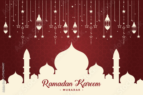 Ramadhan background, Eid al-Fitr background, Islamic new year background greeting card