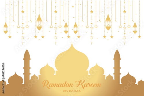 Ramadhan background, Eid al-Fitr background, Islamic new year background greeting card