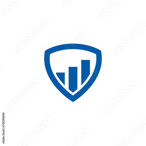 Free Download profit search icon logo design vector blue  - GFXLoad