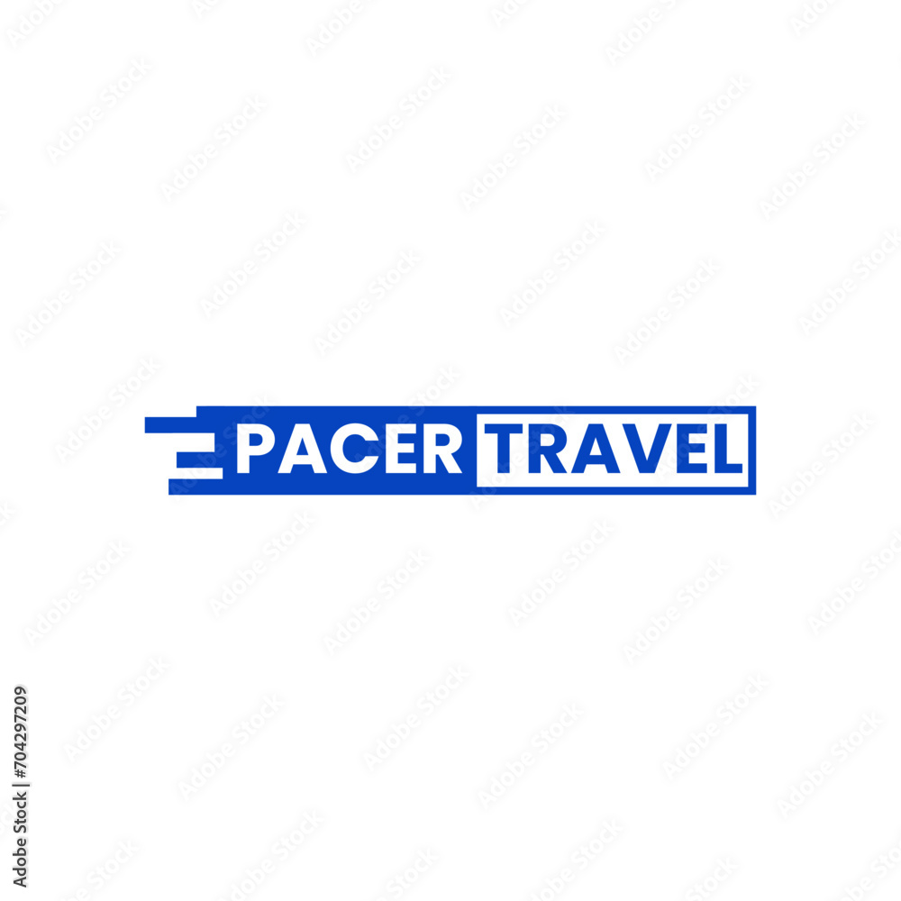 run logo design vector modern blue run logo design vector modern blue