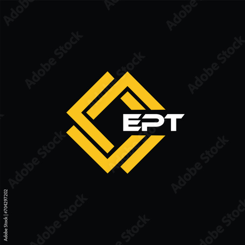  EPT letter design for logo and icon.EPT typography for technology, business and real estate brand.EPT monogram logo. photo