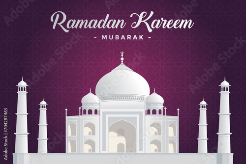 Ramadhan background, Eid al-Fitr background, Islamic new year background greeting card