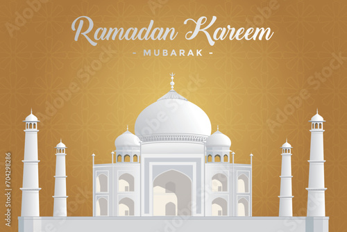 Ramadhan background, Eid al-Fitr background, Islamic new year background greeting card