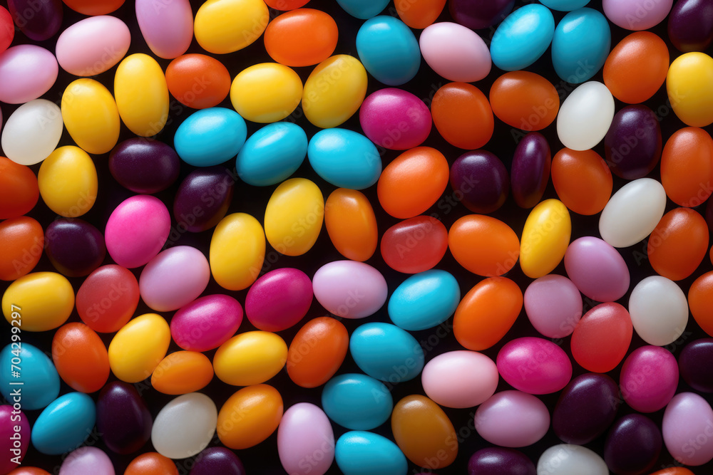 Colored round candy background, texture Colored round candy background, texture
