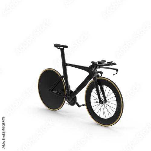 3D bicycle isolated on white