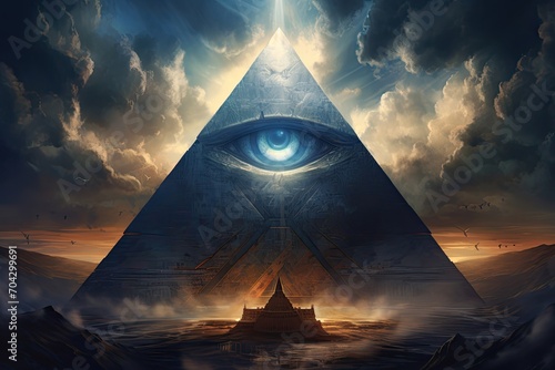 Unveiling the mysteries of the Mystic Illuminati Eye  Exploring the enigmatic symbolism and ancient secrets of occultism.