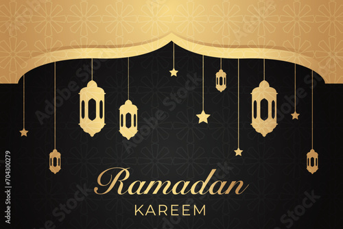 Ramadhan background, Eid al-Fitr background, Islamic new year background greeting card