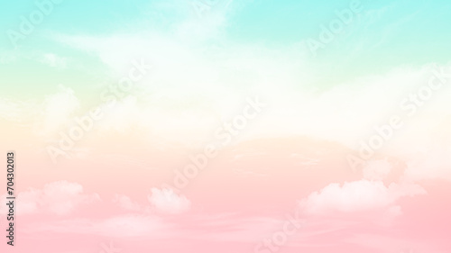 Sky Pastel Cloud Pink Blue Background Sunrise Sunset Beautiful Fantasy Orange Bright Light Gradient Morning Dramatic Sun Evening Summer Cloudy Landscape Backdrop Nature Lilac Gradient Wallpaper.