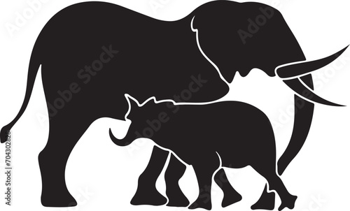 Wild at Heart   Emotive Animal Love Silhouette Designs for Your Inspiration