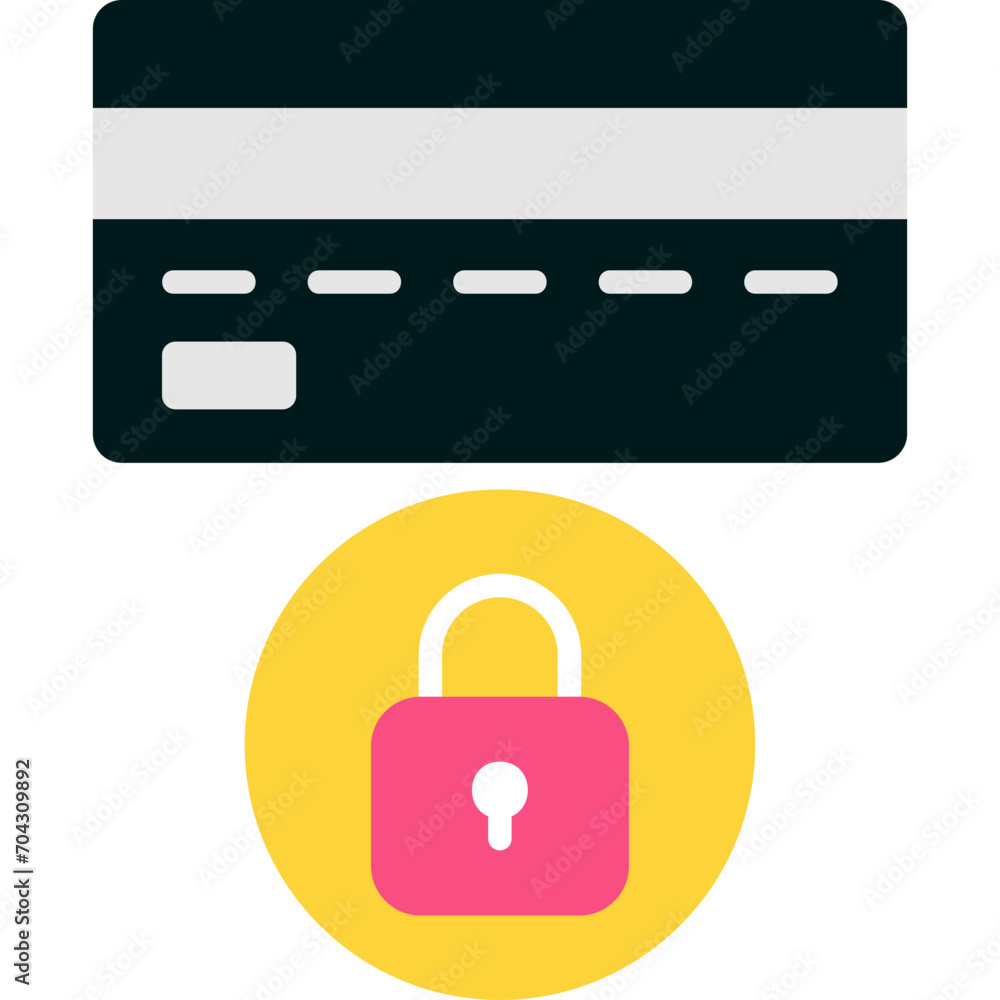 Credit Card Secure Icon Credit Card Secure Icon