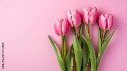 Tulip flowers are an elegant symbol of spring. With vibrant colors ranging from bright reds to soft pastels, their beautiful open petals exude freshness and grace. The light fragrance and upright stem