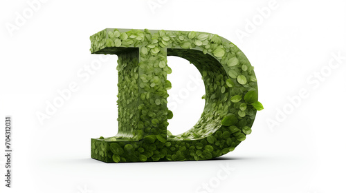 green letter D
