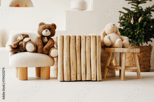 Kids furniture.Child room photo