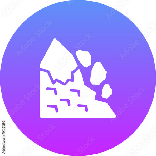 Snow Avalanche Icon