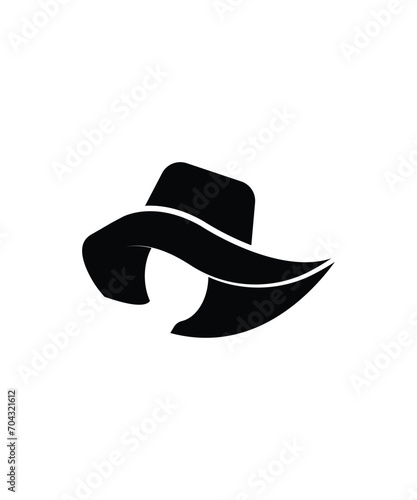 woman hat icon, vector best line icon.