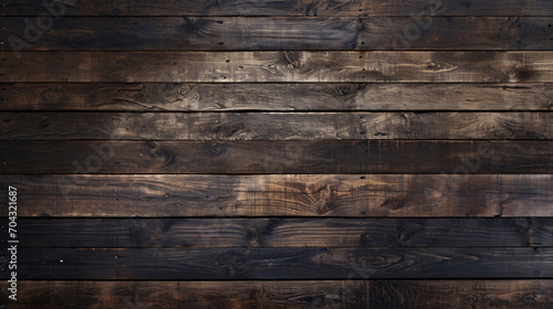 Rustic Charm Dark Wood Texture Background with Natural Patterns, Retro Plank Wood, and Beautiful Wooden Grain