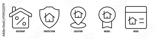 Microchip, Controller, Container, Safety Vest, Trash bin editable stroke outline icons set isolated on white background flat vector illustration.