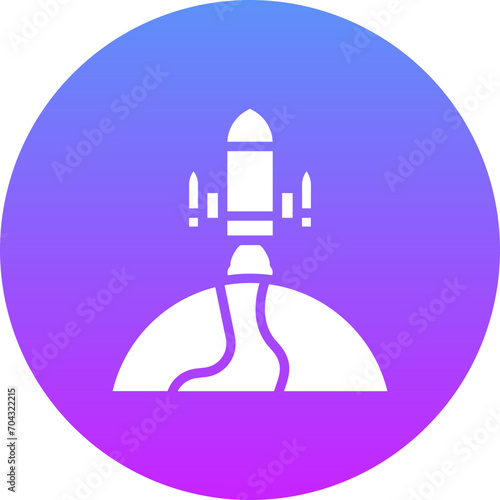 Rocket Earth Icon
