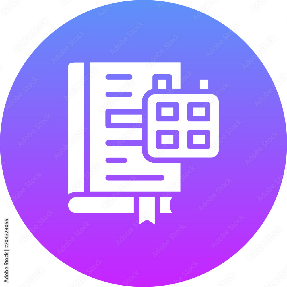 Library Calendar Icon Library Calendar Icon