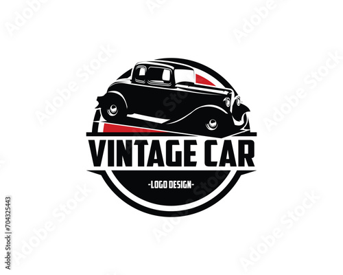 Ford Caupe car logo silhouette. isolated on white background side view. Best for badge  emblem  icon and sticker design.