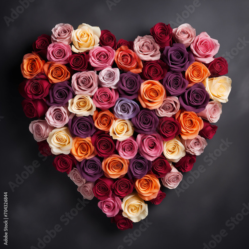 Bouquet of Affection  Heart-Shaped Rose Arrangement 