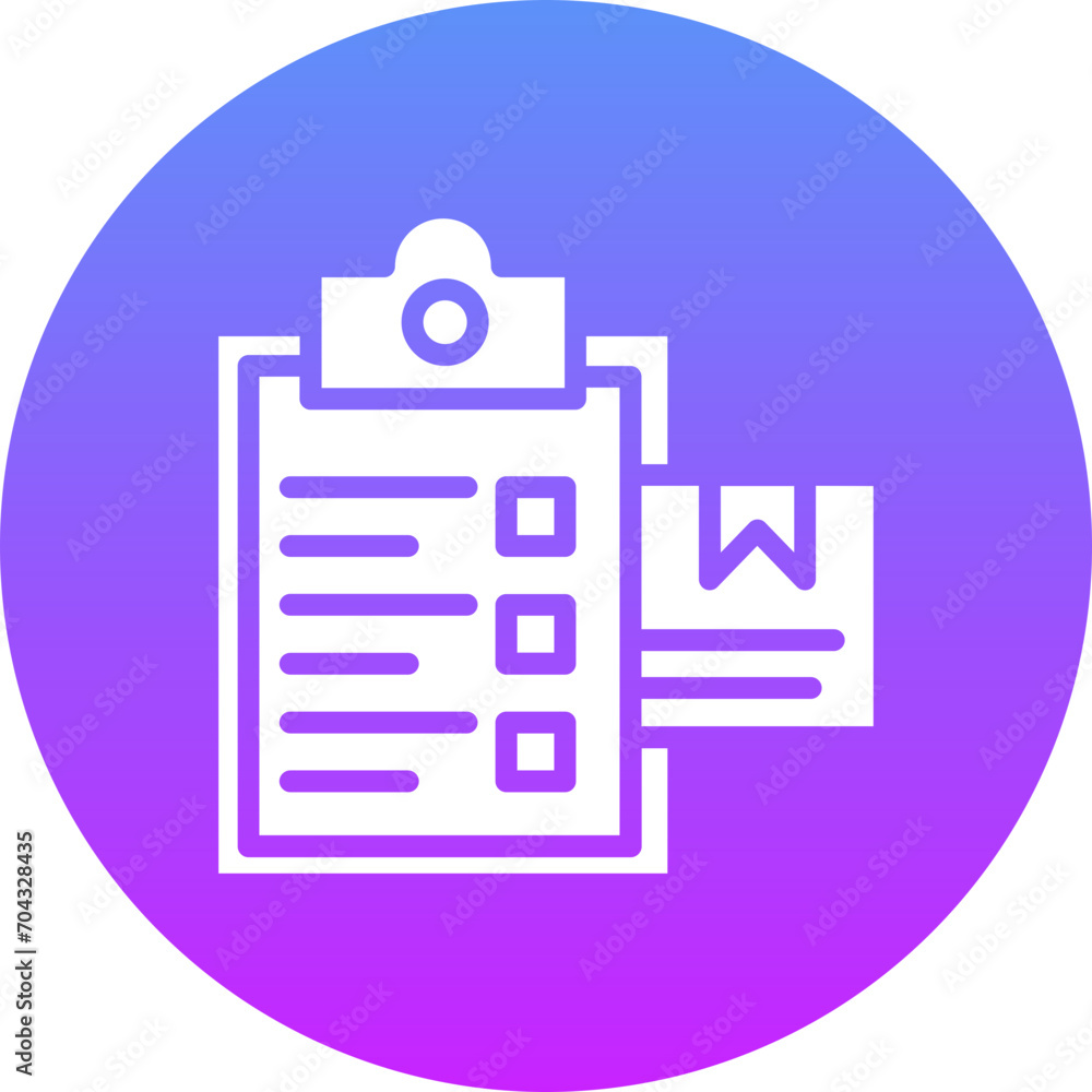 Delivery Box List Icon Delivery Box List Icon