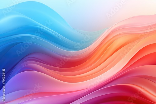Abstract gradient color background. Background with waves and copy space.