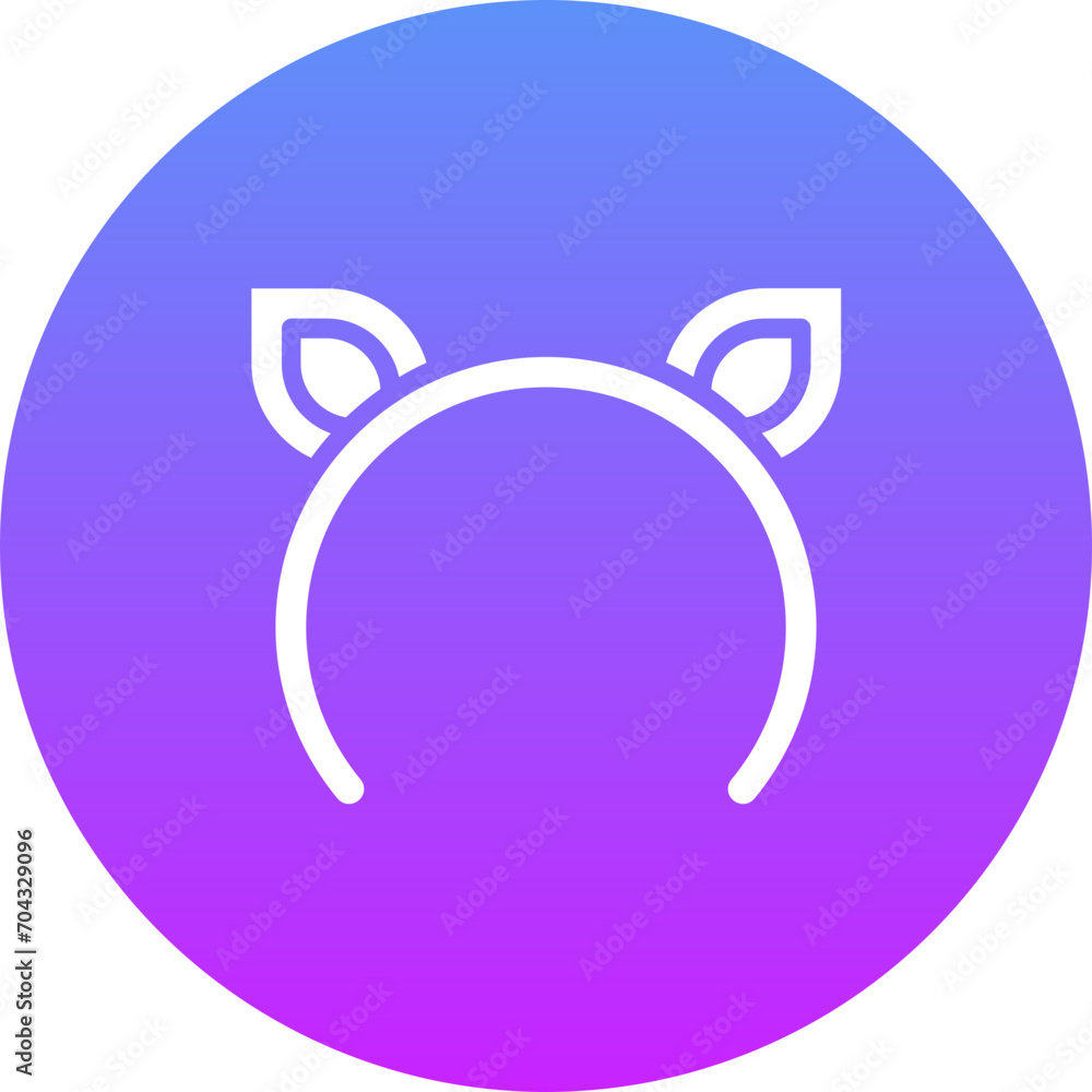 Birthday Headband Icon Birthday Headband Icon