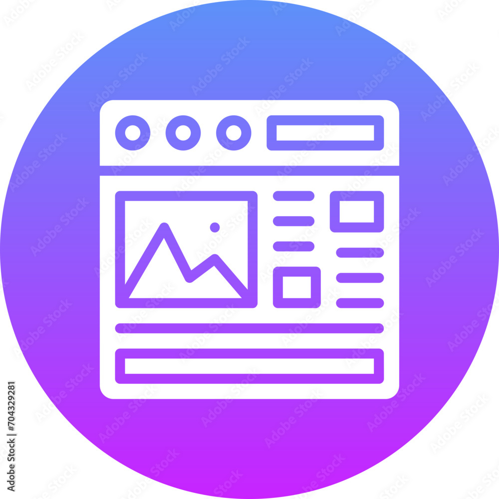 Landing Page Icon Landing Page Icon