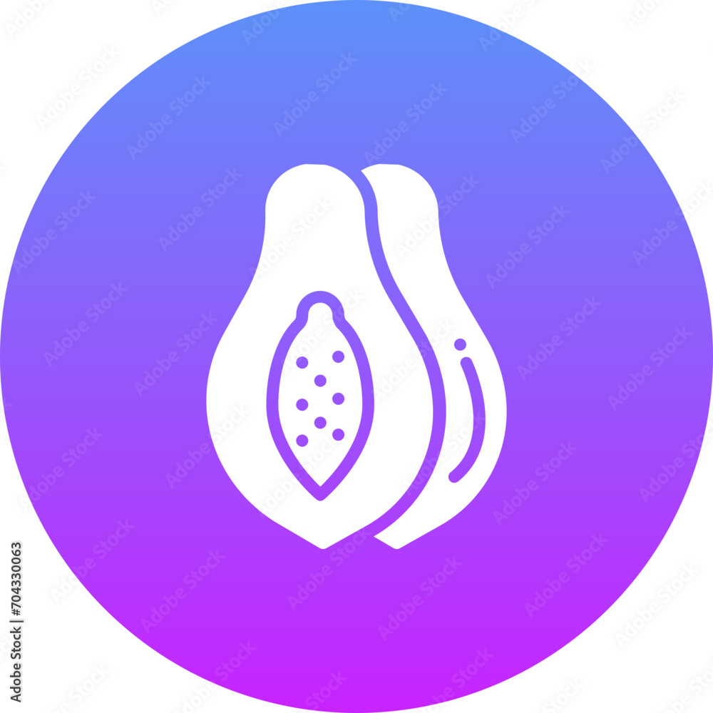 Fototapeta premium Papaya Icon