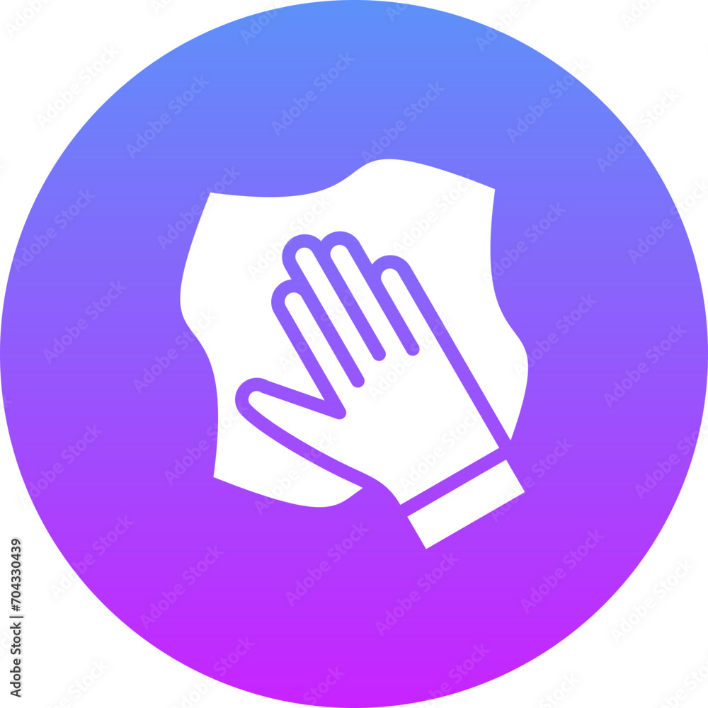 Obraz premium Cleaning Cloth Icon