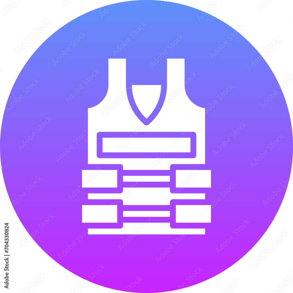 Bullet Proof Vest Icon Bullet Proof Vest Icon