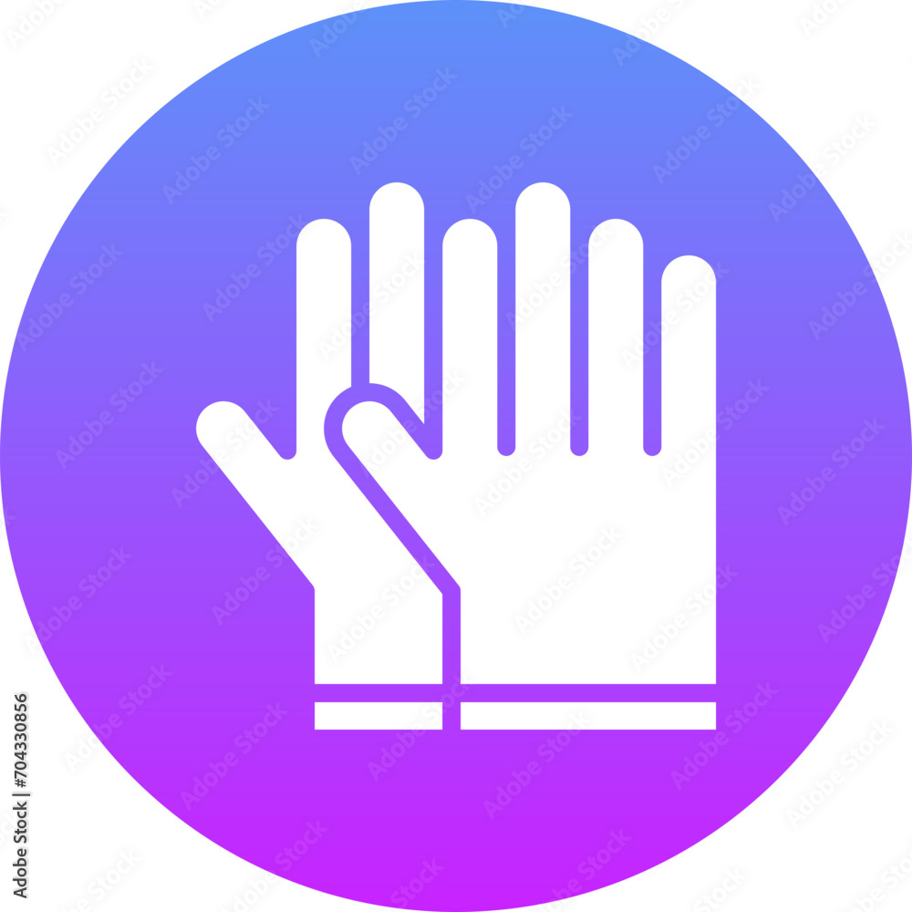 Obraz premium Working Gloves Icon