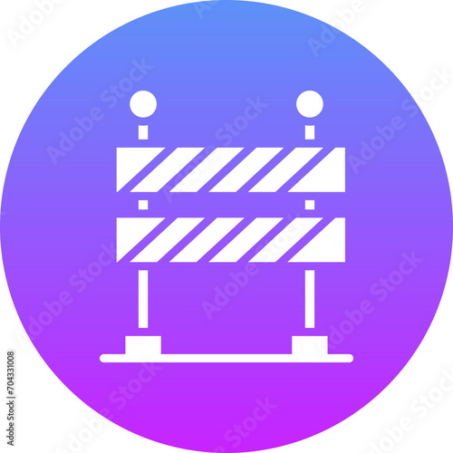 Construction Barrier Icon