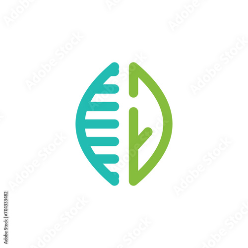 cell pharmacy struture logo design vector photo