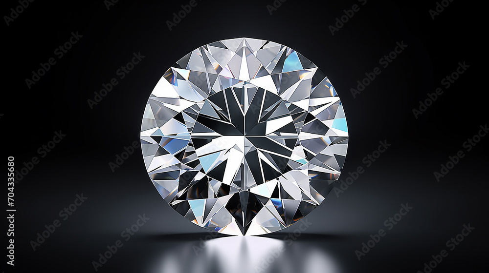 dazzling diamond on black background 3d rendering dazzling diamond on black background 3d rendering