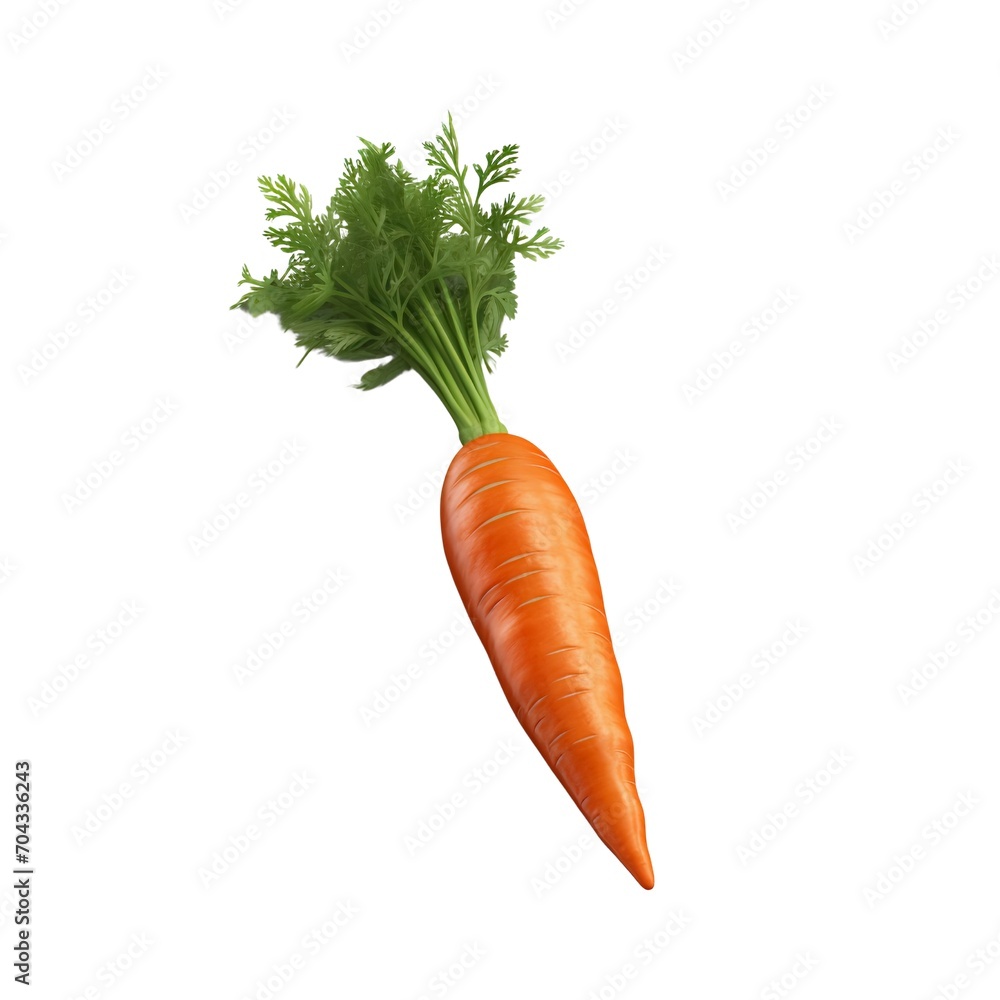 3d carrot isolated on the white background. 3d carrot isolated on the white background.