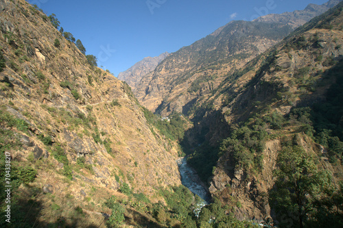 네팔 히말라야 트레킹 풍경