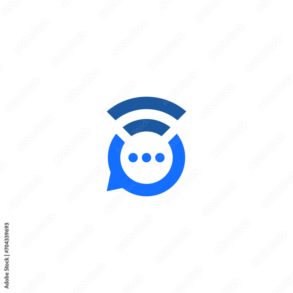 chat dialog social consulting logo design vector chat dialog social consulting logo design vector