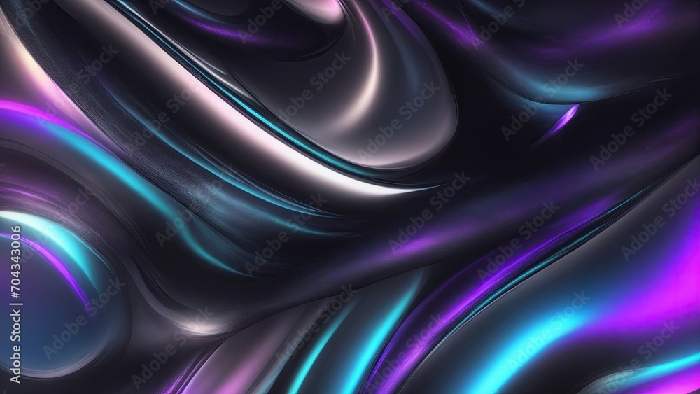 Abstract Black iridescent holographic background Abstract Black iridescent holographic background