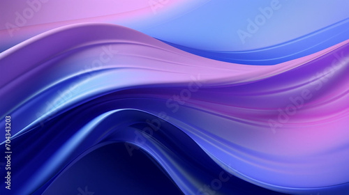 stockphoto, Illustration of colorful abstract background with digital lavender and blue shiny wavy surfaces. Shade of violet expressing cheerfulness and calmness.