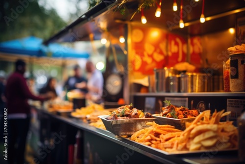 Food Stall at a music festival