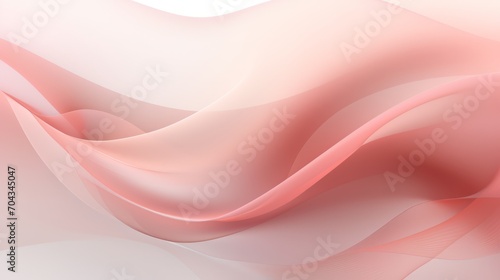 Peachy hues: abstract futuristic texture in pastel peach and rose pink, isolated on transparent background 