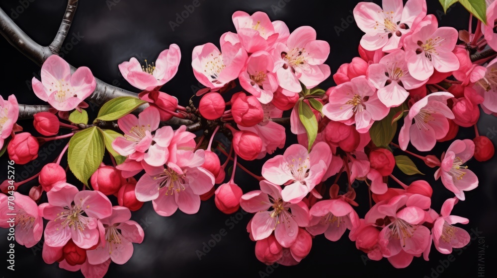 Breathtaking crabapple blossom in full bloom: delicate springtime floral photography, captured with precision
Breathtaking crabapple blossom in full bloom: delicate springtime floral photography, captured with precision