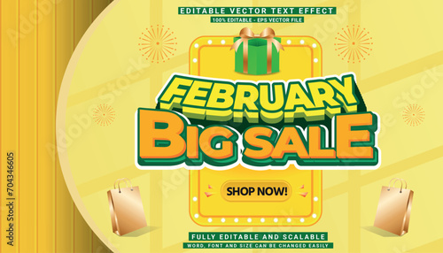 3D Vector Sale Text Editable Effect Event discount Offer background Promotion social media 2