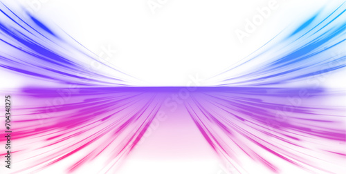 Laser beams glowing abstractly sparkle isolated on a transparent background in PNG format. Dark blue abstract background with ultraviolet neon glow, blurry light lines, waves.