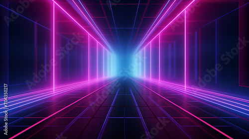 abstract background with glowing lines