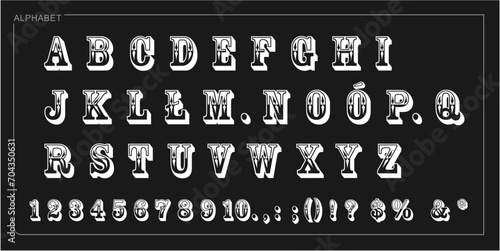 Alphabet Split Monogram, Split Letter Monogram, Alphabet Frame Font. Laser cut template. Initial monogram letters.